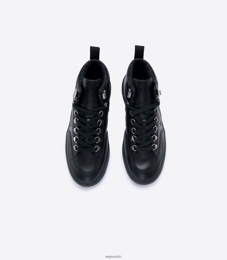 Veja Roraima-Leder, schwarze Graphit-Sohle P068V8253