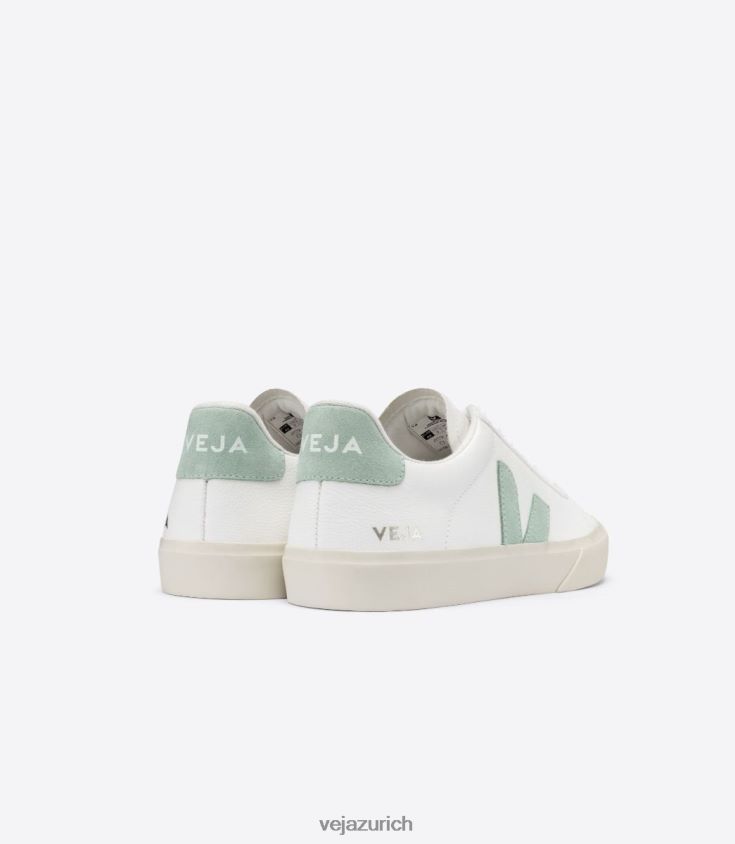 Veja Campo chromfreies Leder weiß Matcha P068V817