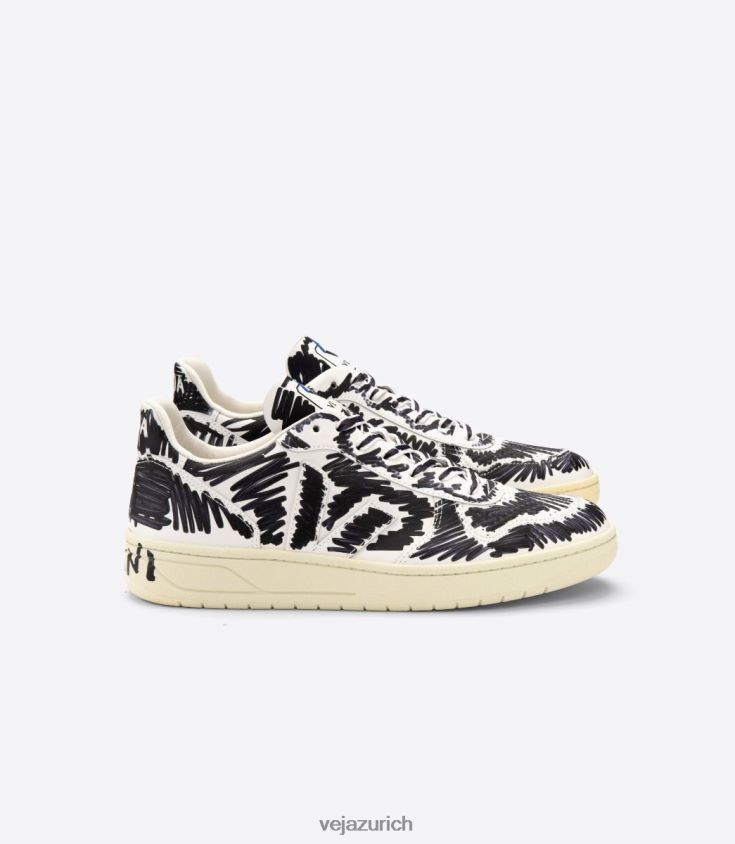 Veja X V-10 Leder Marni Vollschwarz P068V866