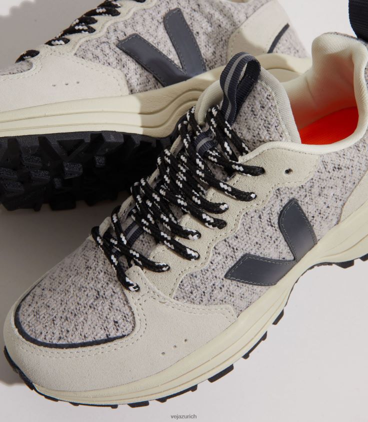 Veja Venturi-Flanell-Schneegrafit natur P068V8181