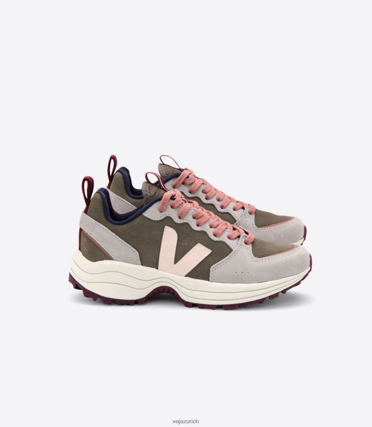 Veja Venturi-Wildleder, Kaki-Zobel-Oxford-Grau P068V8183